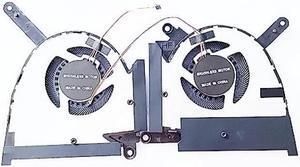 Fleshy Leaf Replacement CPU+GPU Cooling Fan for ASUS TUF Dash 15 (2022) FX517 FX517ZM FX517ZM-AS73 FX517ZR FX517ZC RTX3060 RTX3070 12V 13NR0990T01021 FQ1L 13NR0990T02021 FQ1M
