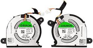 CPU & GPU Cooling Fan Replacement for DELL XPS 13 9300 93100 WX28K 0FRK0V WX28K FRK0V