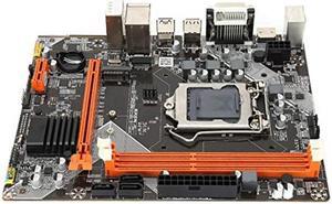 MATX M.2 A 1155 Motherboard, DDR3 1066/1333/1600MHz Computer Mainboard, Supports VGA+HDMI+DVI Dual Output, Supports NVME+NGFF + SATA2.0 Channel
