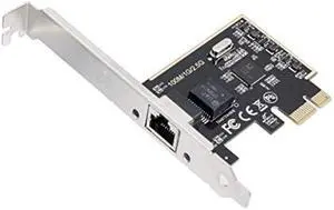 IO CREST 2.5 Gigabit Ethernet PCI Express PCI-E Network Interface Card 10/100/1000/25000 Mbps RJ45 LAN SI-PEX24059