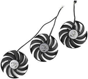 95MM PLD10010B12HH Ball Bearing GPU Fan for MSI RTX 3070 3080 Ti 3090 SUPRIM X Graphics Card Cooling Fan (Fan-Full Set)