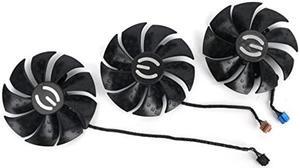 PLA09215S12H Graphics Card Fan for EVGA RTX 3070 3080 Ti 3090 XC3 Black Gaming Cooling Fan (Fan-Full Set)