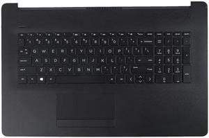 Jxjslp Replacement for HP Laptop 17-by 17-CA 17T-by 17Z-CA Upper Case Palmrest US Keyboard with Non-PTP Function Touchpad Assembly L22751-001 L48409-001 Jet Black
