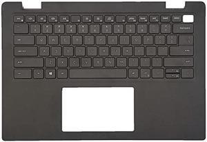 Jxjslp Replacement for DELL Latitude 3420 E3420 Palmrest Upper Case with US Layout Non-Backlit Keyboard Assembly 4PX9K 04PX9K Black