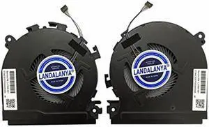 LANDALANYA Replacement New CPU and GPU Cooling Fan for Hp Spectre X360 15-CH 15-CH011DX 15-CH008CA Series L17605-001 NS75C00-17J21 L17606-001 NS75C00-17J22 Laptop Fan