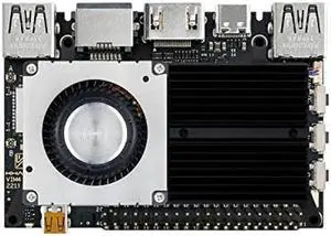 khadas Single Board Computer VIM4 Amlogic A311D2 with 3.2 Tops NPU with 4K UI and HDMI Input, 4 Display Interfaces, LAN WiFi 6 & Bluetooth 5.1, 8+32GB LPDDR4X 2016MHz (VIM4 Bareboard with NPU)...