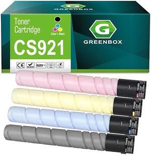 GREENBOX Compatible CS920 High-Yield Toner Cartridge Replacement for Lexmark CS920 76C00K0 76C0C0 76C00M0 76C00Y0 for Lexmark CS92X CS920 CS923 CX920 CX921 CX922 CX923 CX924 (4 Pack)