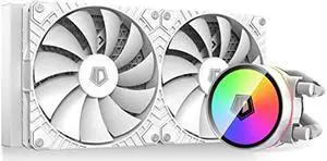ID-COOLING ZOOMFLOW 280 XT LITE White CPU Water Cooler 280mm Radiator, Dual 140mm PWM Fan, ARGB Adjustable AIO Cooler, Compatible with Intel 115X/1200/1700, AMD AM4/AM5