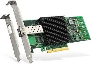 10Gb PCI-E Network Card NIC with Intel 82599EN Chip, Single SFP+ Port, PCI Express X8, Compare to Intel X520-DA1(Intel E10G41BTDA), Ethernet LAN Adapter Support Windows Server/Linux/VMware