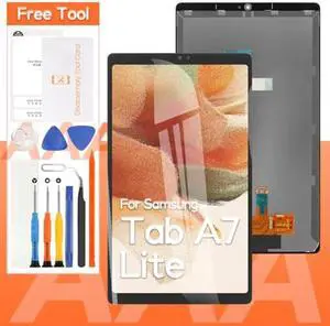 Screen Replacement For Samsung Galaxy Tab A7 Lite SM-T220 T220N Wi-FI Version LCD Display Touch Screen Digitizer Full Assembly,with Tools(Not for T227u/T225)