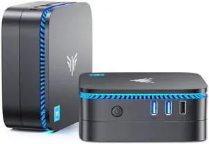 KAMRUI Mini PC, AK1 Plus Intel 12th Gen Alder Lake N95 (Up to 3.4GHz), Mini Desktop Computers 16GB DDR4 1TB SSD Support 4K UHD, LAN, WiFi/BT 4.2, Micro Tower for Business, Office, Home Server