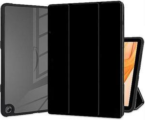 SaharaCase Tri-Fold Folio Case for  Fire Max 11 (13th Generation 2023) [Shockproof Bumper] Rugged Leather Antislip Grip Slim Fit Kickstand (Black)
