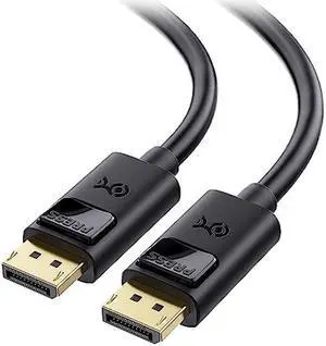 Cable Matters DisplayPort to DisplayPort Cable, Computer Monitor Cable 25 ft, 2K@60Hz, Display Cable, Male to Male Display Port Cable, Gold-Plated DP to DP Cable, 25 Feet