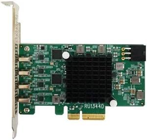 HighPoint Technologies RocketU 1344D PCIe 3.0 x4 4X 10Gb/s Port USB 3.2 Controller