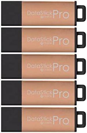 Centon DataStick Pro USB 3.0 Flash Drive 128GB x 5, Rose Gold Metallic (S1B-U3P30-128G-5)