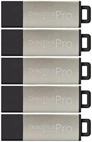 Centon DataStick Pro USB 3.0 Flash Drive 32GB x 5, Silver Metallic (S1B-U3P17-32G-5)