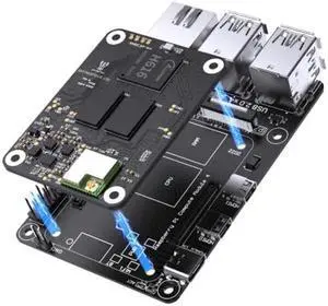 BIGTREETECH CB1 V2.2 + Pi4B Adapter Panel Board Kit, Support with SKR Mini E3 V3.0 Octopus V1.1 Octopus Pro SKR 3 Control Board to Run Klipper VS Raspberry-Pi 4/3B for Voron 3D Printer