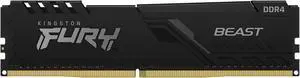 Kingston FURY Beast 16GB 3200MHz DDR4 CL16 Desktop Memory Single Stick KF432C16BB/16, Black