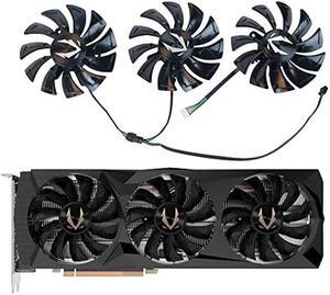Coolerage 87mm DC12V 0.46A 4Pin GA92S2U RTX2080 Graphics Card Cooling Fan for Zotac RTX 2080 Ti AMP Video Card Fans (Full Set (3 pcs))
