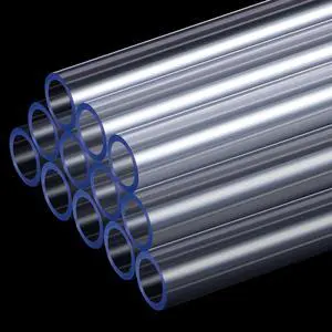 Frienda 12 Pcs Clear PETG Tube 0.39 inch/ 10 mm ID, 0.55 inch/ 14 mm OD Rigid PETG Tubing Water Cooling Kit Water Cooling Systems for PC Liquid, 30 Inch Long