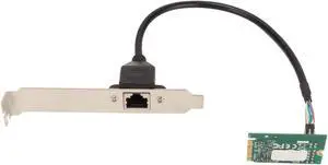 Single Port 2.5G M.2 B M Server NIC, Plug and Play RJ45 Network Card for 10, I225 V Ethernet Controller, Compact Design, 2500BASE T Support