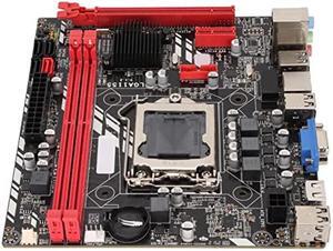 Gaming Motherboard DDR3, 1155 Pins 2 DDR3 100M Mining Motherboard Supporting Corei7, i5, i3 (LGA1155) Processors, Support Digital High Definition Video Output