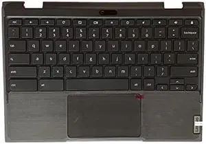 Replacement for Lenovo Chromebook 500e 2nd Gen Laptop Upper Case Palmrest Keyboard Touchpad Assembly Part 5CB0T79601 Top Cover