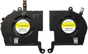 TXLIMINHONG New CPU and GPU Cooling Fan for DELL Alienware x14 DC28000YCSL DC28000YBSL EG50050S1-CJ40-S9A EG50050S1-CI90-S9A 0005GP 0XVCHN DC5V