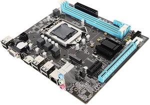 Micro ATX Motherboard for LGA1155 Socket with DDR3 RAM, M.2 NVMe NGFF, 3 Phase Power, VGA HD Output