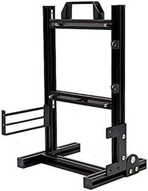 DIY Computer Chassis Bracket Open Motherboard Case Rack ITX Vertical Horizontal PC Game Chassis Rack Water-Cooled PC Test Bench Creative Overclocking Aluminum Frame Good Heat Dissipation All Black