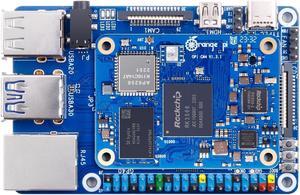  Orange Pi 3B 4G RK3566 Quad Core 64 Bit Single Board Computer,  1.8 GHz Frequency WiFi Bluetooth Open Source Board Run Orange Pi OS,  Android, Debian, Ubuntu, OpenHarmony (Pi 3B 4GB) 