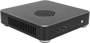 Mini-ITX HTPC Computer Case, Aluminum Mini HTPC Desktop Computer Chassis, Compact Mini-ITX Media Center/HTPC Case with Good Heat Dissipation for Home Video Computer
