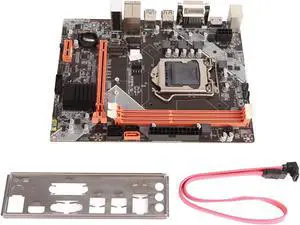 Electronic Component Motherboard, 6 Channel Audio Chip Desktop Motherboard Replacement Computer Motherboar Fit for Intel B75 M.2 High Speed Hard Disk 1155-Pin USB3.0 SATA3 DDR3