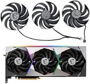 Coolerage 95MM DC12V 0.40A 4Pin PLD10010B12HH RTX3070 RTX3080 RTX3090 Graphics Card Cooling Fans for MSI GeForce RTX 3070 3070Ti 3080 3080Ti 3090 SUPRIM X GPU Cooler (Original 3Pcs-Lot)