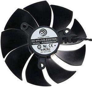 Right Cable 8.5cm Graphics Card Cooling Fan for EVGA RTX 2060 2070 2080 2080ti 4pin 12V PLD09220S12H