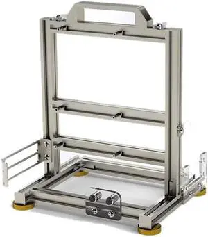 SharGwa PC Mini-Matx (17 * 25) Motherboard Open Case Frame, Open Bare Metal Air Water Cooling Fan Stand (Silver) SharGwa PC Mini-Matx (17 * 25) Motherboard Open Case Frame, Open Bare Metal Air Water Cooling Fan Stand (Silver)