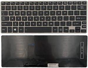 LXDDP Laptop Replacement Keyboard for Toshiba Portege Z30 Z30T A B C Z30A Z30tA Z30TA1310 Z30A1302 Z30C Z30TC Z30B Z30TB Without Pointing Without Backlight
