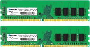 32GB PC4-21300 DDR4 2666 32GB (2x16GB) RAM PC4 21300U 2666MHZ 2Rx8 288-pin 1.2v 32G Memory Upgrade for Desktop