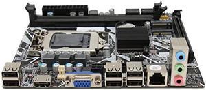 LGA1155 Motherboard, NVME WiFi M.2 VGA HD Output 10 USB 2.0 DDR3 H6 ME SATA2.0 PCIe 16X Mini ITX Motherboard for Realtek ALC662 Sound Chip VGA HDMI 240mAh CR2032 x 1, DEBUG Pin