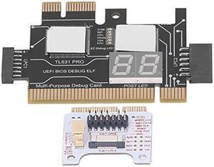 Diagnostic Motherboard Test Card Kit Computer Post Test Analyzer Laptop PC Motherboard Analyzer Kit Motherboard Analyzer Adapter Card