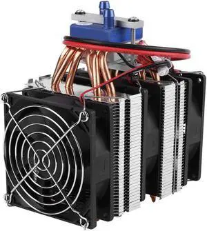Thermoelectric Cooler, DC 12V Thermoelectric Cooler Peltier System Semiconductor Refrigeration Water Chiller Cooling Device for Fish Tank(180W)