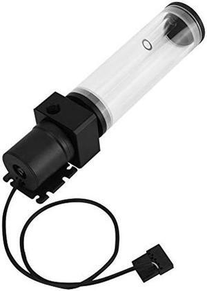 ciciglow Pump Reservoir Combo,19W 12V CPU Water Cooling Pumpe,G1/4 Thread,800L/H Water Pump Flow, PC CPU Water Cooling System Heat Exchanger Tool(160mm)