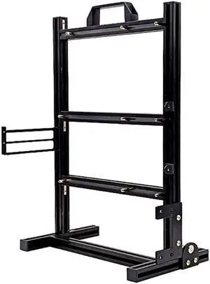 DIY Computer Chassis Bracket Open Motherboard Case Rack ATX Vertical Horizontal PC Game Chassis Rack Water-Cooled PC Test Bench Creative Overclocking Aluminum Frame Good Heat Dissipation All Black