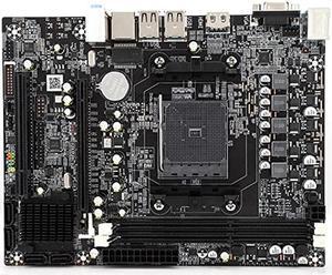 Motherboard, Desktop Motherboard for AMD A10/A8/A6/A4/Athlon Full Range of Graphics Chip for APU Core Graphics, Dual DDR3 1333/1600MHz, for Computer