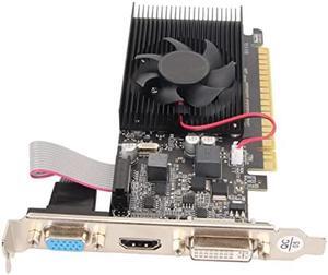 GT210 Graphic Cards, 1G DDR3 64 Bit DVI VGA HDMI Desktop Graphics Card with 1 Phase Power Supply, PCI Express 2.0 x 16 Gaming Video Card with Cooling Fan
