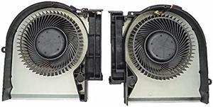 ZHAWULEEFB Replacement New CPU+GPU Cooling Fan Compatible for DELL Alienware Area 51m R1 R2 RTX2060 BSM1012MD-01ERH BSM1012MD-00ERG 19.0CFM DC12V 1.20A 0114N9R 9Z25N9R