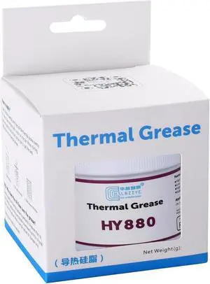 HY880-50g CPU Thermal Heatsink Grease Paste Compound Thermal Conductivity: >6.15W/m-k Carbon Based High Performance for CPU PC GPU PS5-50 Grams.. (!!Capacity:50g is The Third of one Bottle!!