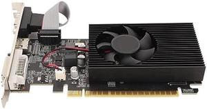 Dpofirs GT 730 Gaming Graphics Card, 4G DDR3B 128bit Graphics Card with Cooling Fan Support VGA DVI HD Multimedia Interface Gaming Graphics Cards