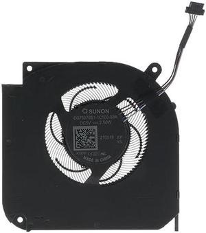 Replacement CPU Cooling Fan for TongFang THER7GK5M61411 GK5MP6O Maingear Vector Pro MGVCP17 EG75070S11C100S9A