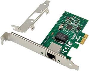 PCIe Gigabit Network Card 1000M PCI Express Ethernet Adapter with Intel I210AT LAN NIC Card for Support PXE for Windows/Windows Server/Linux(Lightning Protection Design) (ST729)